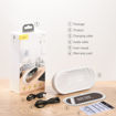صورة Baseus Encok 4 in 1  Wireless heavy bass stereo alarm clock Bluetooth Speaker E09 Black