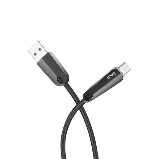 Picture of Hoco Cable «U35 Space shuttle» charging data Micro USB smart power off