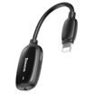 Picture of Baseus 3-in-1 iP Male to Dual iP & 3.5mm Female Adapter L51-Black