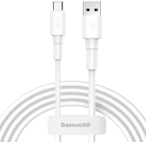 Picture of Baseus Mini White Cable Usb for Type-C 3A 1M-White
