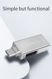 Show details for WIWU T02 Type-C to Dual USB Adapter (USB3.0 + USB2.0) - Silver Picture of WIWU T02 Type-C to Dual USB Adapter (USB3.0 + USB2.0) - Silver