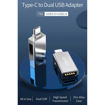 Picture of WIWU T02 Type-C to Dual USB Adapter (USB3.0 + USB2.0) - Silver