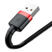 Picture of Baseus cafule Cable USB For iP 2A 3m-Gray+Black