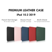 صورة Green Premium Leather iPad Case With Pencil Slot For Ipad 10.2 (Green)