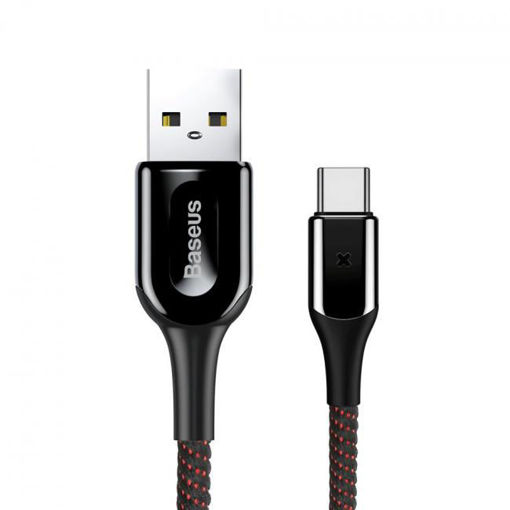 Picture of Baseus X-shaped Light Cable For Type-C 3A 1M, Black