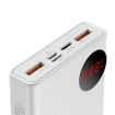 Picture of Baseus Mulight Digital Display Quick Charge Power Bank 45W 20000mAh White