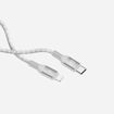 صورة Elite Link USB C to Lightning Nylon-Braided Fast Charging Cable (1.2M) Silver