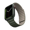 Picture of Uniq Revix Reversible Magnetic Strap for Apple Watch 42/44/45mm - Pine Green/Taupe