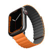 Picture of Uniq Revix Reversible Magnetic Strap for Apple Watch 42/44/45mm - Charcoal Grey/Orange