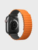Picture of Uniq Revix Reversible Magnetic Strap for Apple Watch 42/44/45mm - Charcoal Grey/Orange