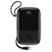 Picture of Baseus Q Pow Digital Display 3A Power Bank 10000mAh with Lightning iphone Cable 