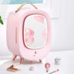 Picture of Baseus Beauty Fridge 13L with Makeup Mirror and LED Light 220V CN Plug-Pink