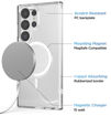 صورة Samsung Galaxy S23 Ultra Clear Magnetic Case with MagSafe Wireless Charger