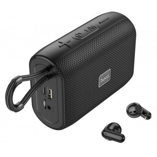 صورة HOCO HC15 Poise 2-in-1 sports speaker with BT headset Black