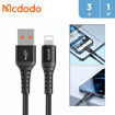 صورة Mcdodo CA226 1m 3A Lightning USB Data Cable