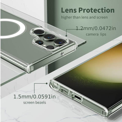 صورة Samsung S24 Ultra MagSafe Transparent Back Cover