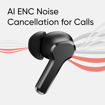 صورة realme Buds T110 with Ai Enc for Calls, Upto 38 Hours of Playback and Fast Charging Bluetooth in Ear Headset (Punk Black, True Wireless)